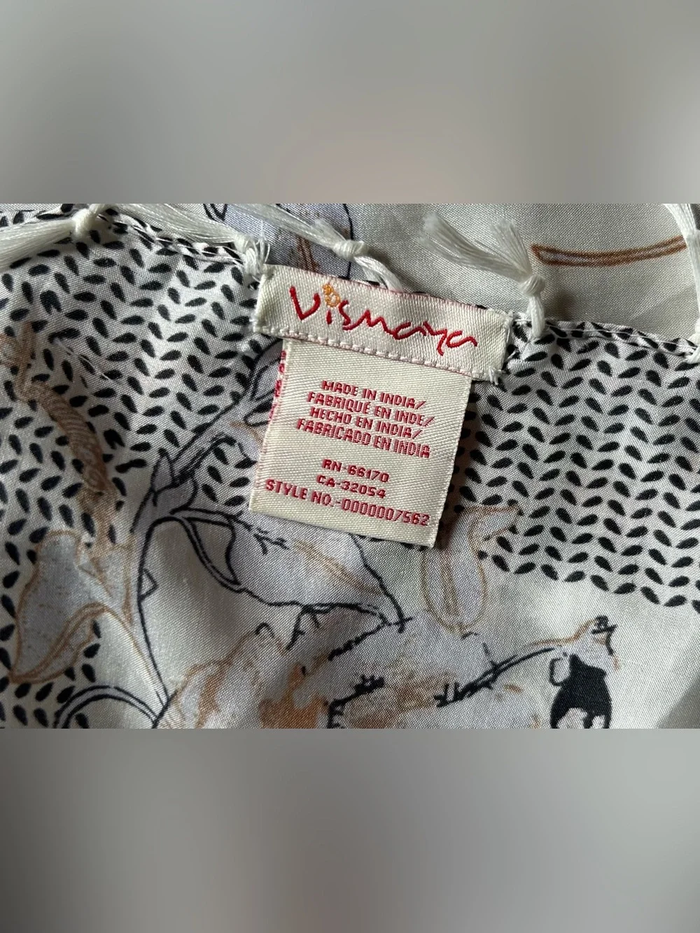 Anthropologie Vismaya Silk Scarf New